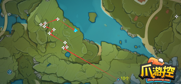 原神蒲公英籽采集路线图四 原神蒲公英籽采集路线图四