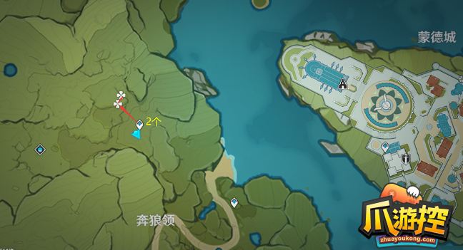 原神蒲公英籽采集路线图一 原神蒲公英籽采集路线图一