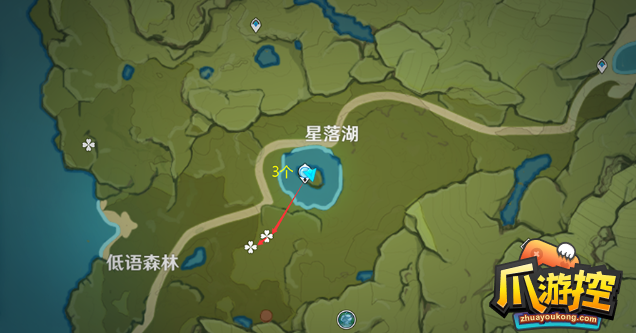 原神蒲公英籽采集路线图六 原神蒲公英籽采集路线图六