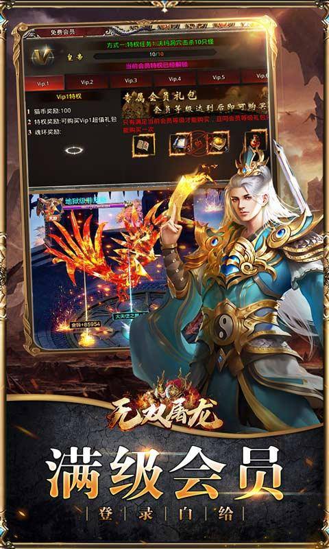 无双屠龙(亿万专属神器)游戏截图3