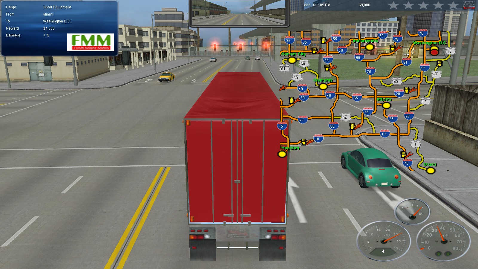 疯狂大卡车18轮大卡车攻略 疯狂大卡车司机游戏