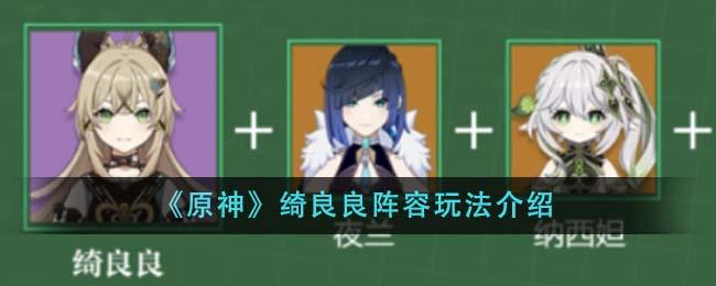原神绮良良阵容怎么玩-绮良良阵容玩法介绍