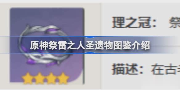 原神祭雷之人怎么样