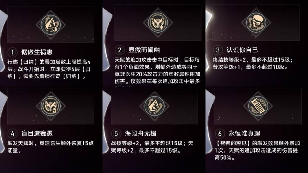 崩壞星穹鐵道真理醫生機制是什么圖九