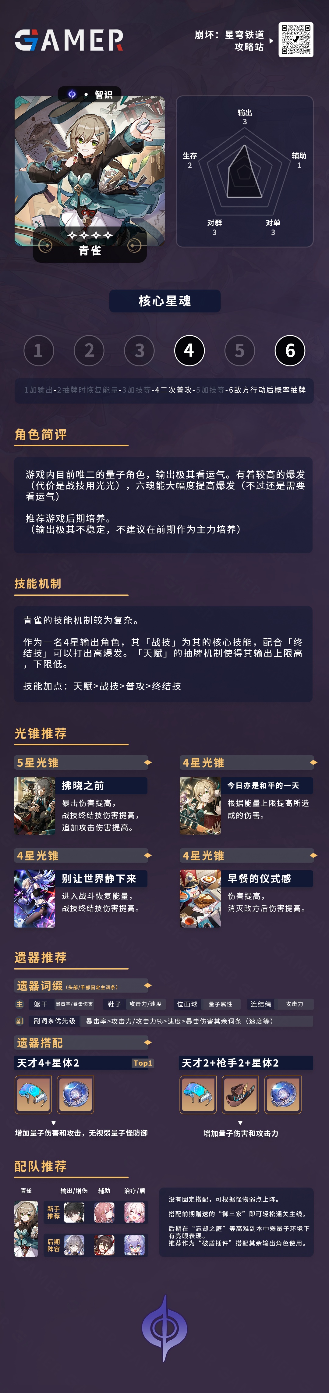 崩坏星穹铁道青雀怎么玩图九