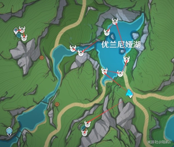 原神4.3湖光铃兰怎么快速采集图十一