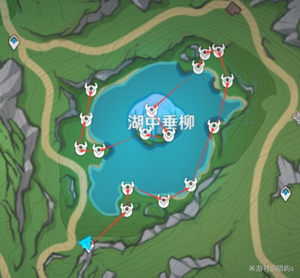 原神4.3湖光铃兰怎么快速采集图十